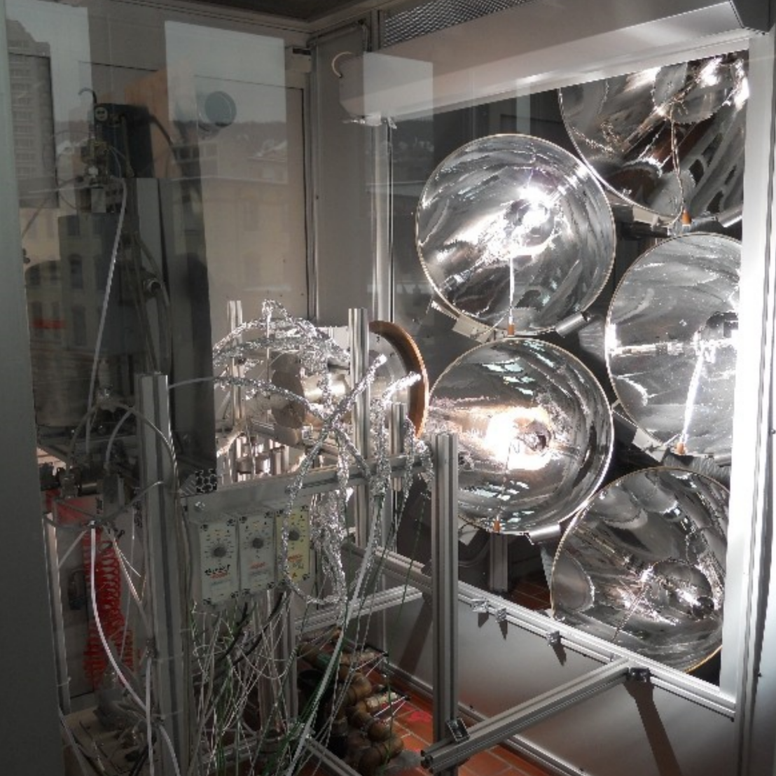 PSI's High-Flux Solar Simulator (50 kW, 10000 suns)